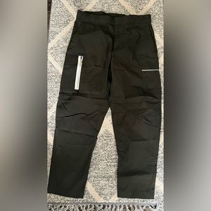 Nike Athletic Wind Breaker Cargo Pants Men Size 34Full Zip RN56323 CA05553 Black